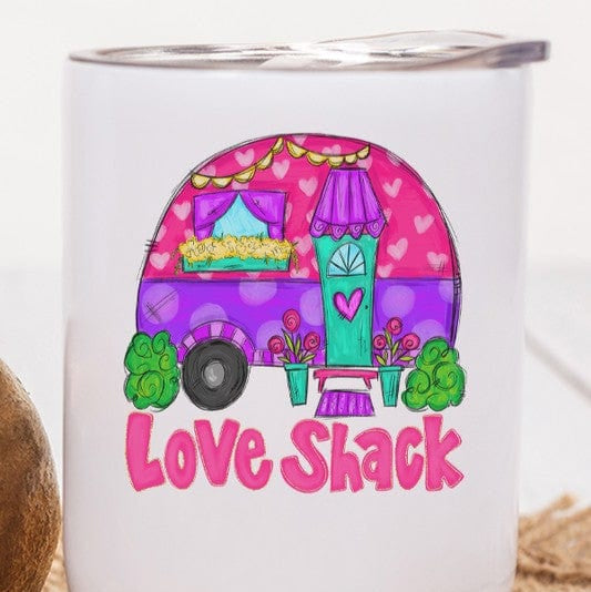 Cali Boutique White / OS Valentine's Day Love Shack Wine Cup Tumbler