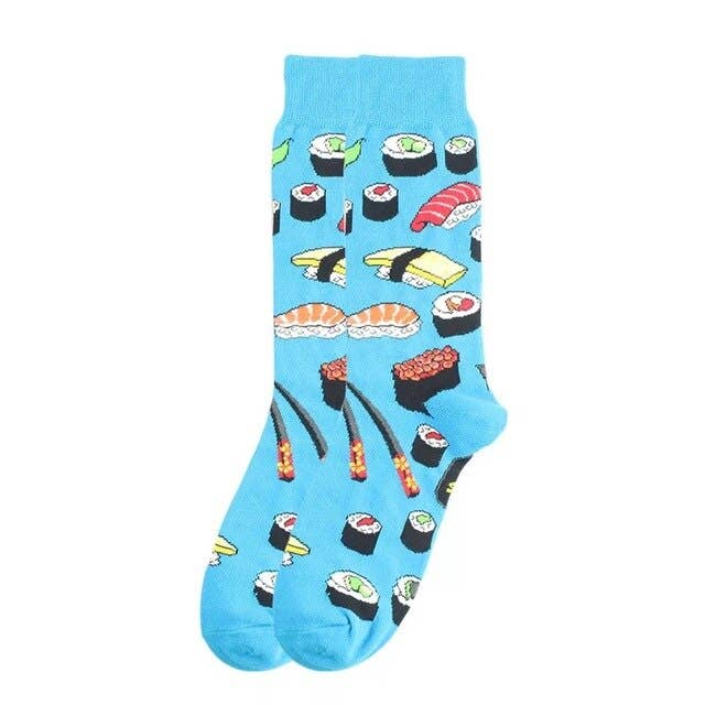 Sock Panda Sushi Socks (Men's Shoe Size 8-12)