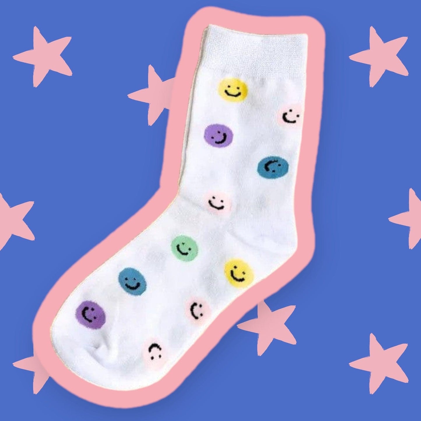 Tiny Gift Society Gift-Ready Smiley Face Joy Socks