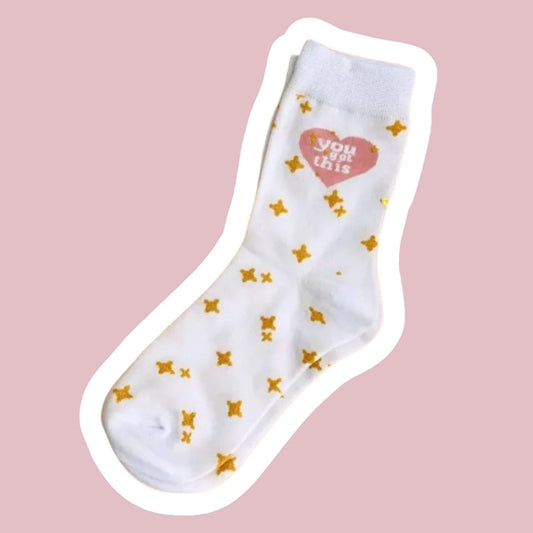 Tiny Gift Society Gift-Ready "You Got This" Starry Inspiration Socks