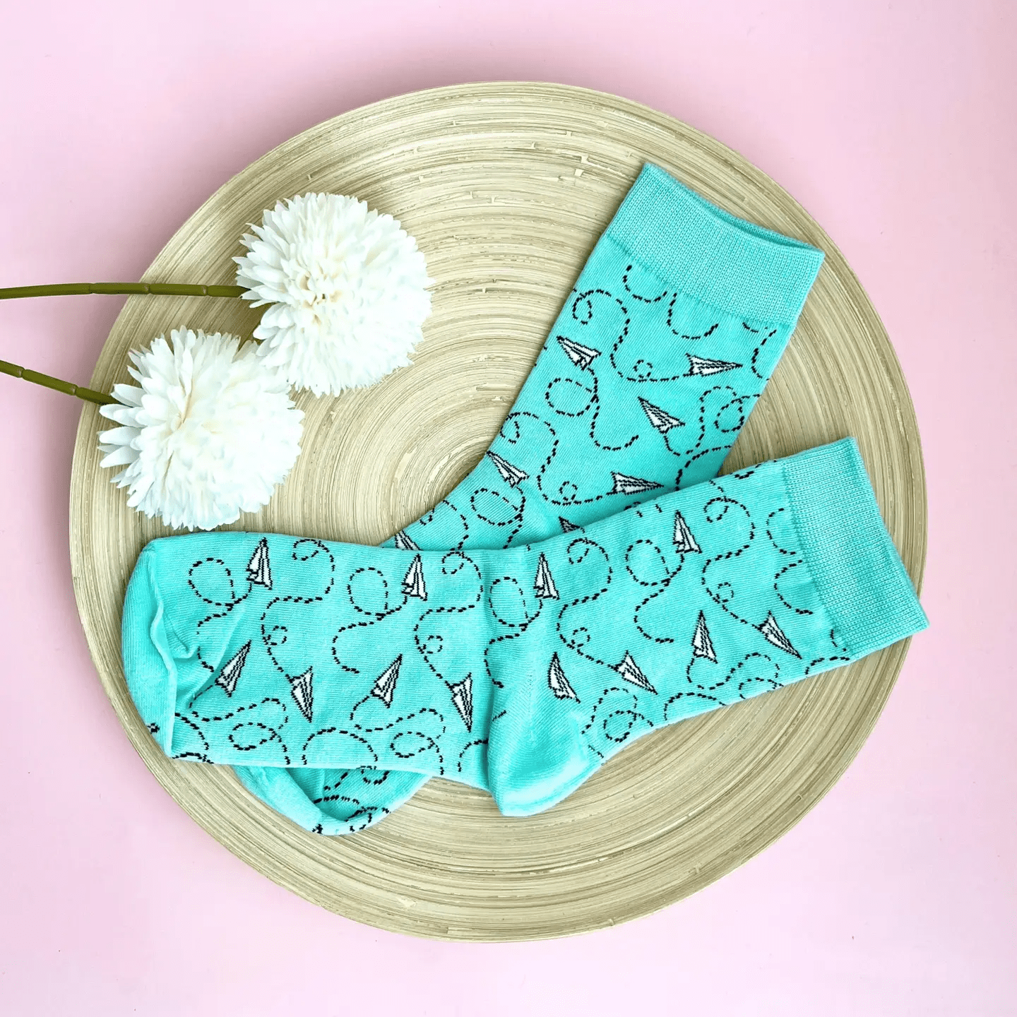 Tiny Gift Society Paper Plane Adventure Socks