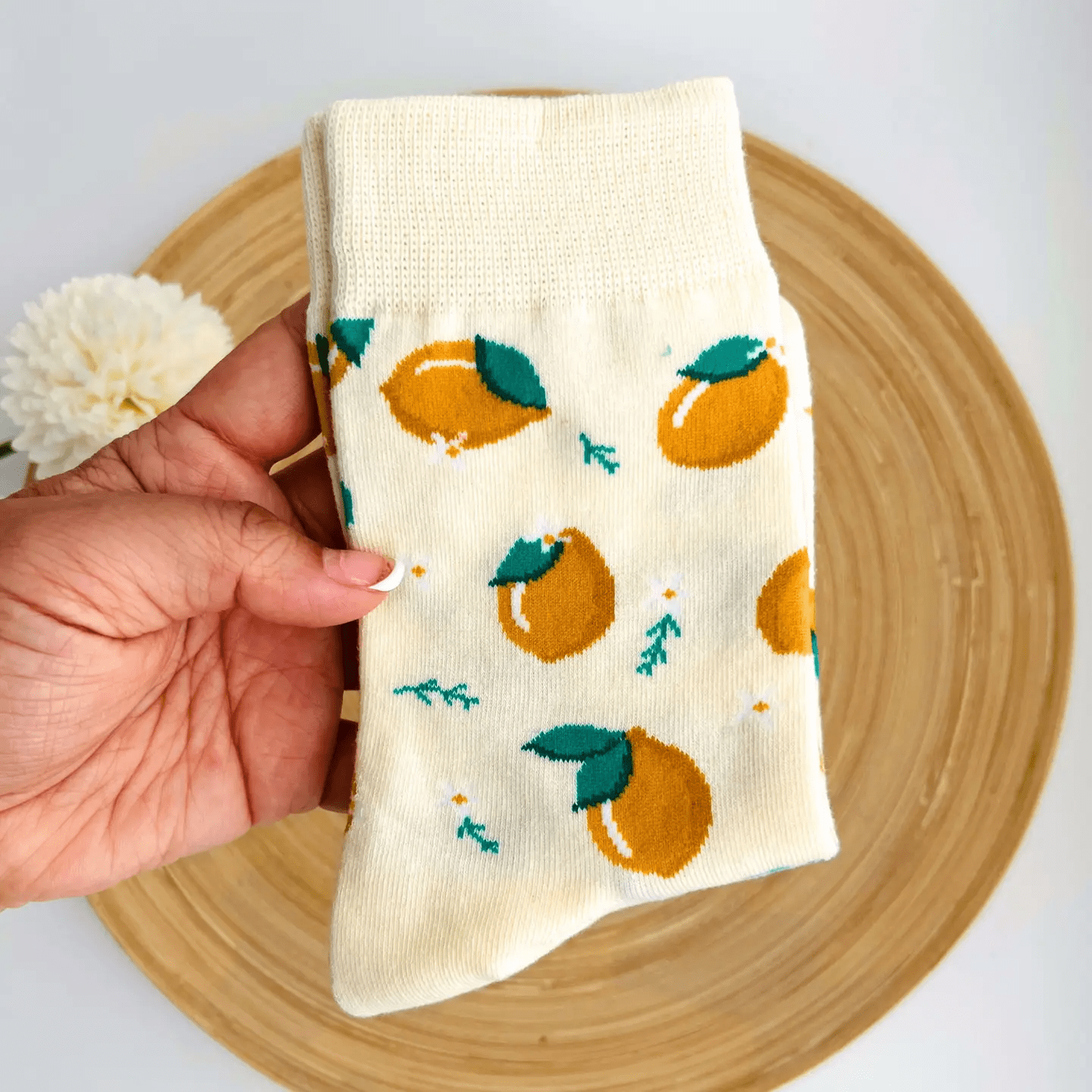 Tiny Gift Society Zesty Lemon Fun Socks